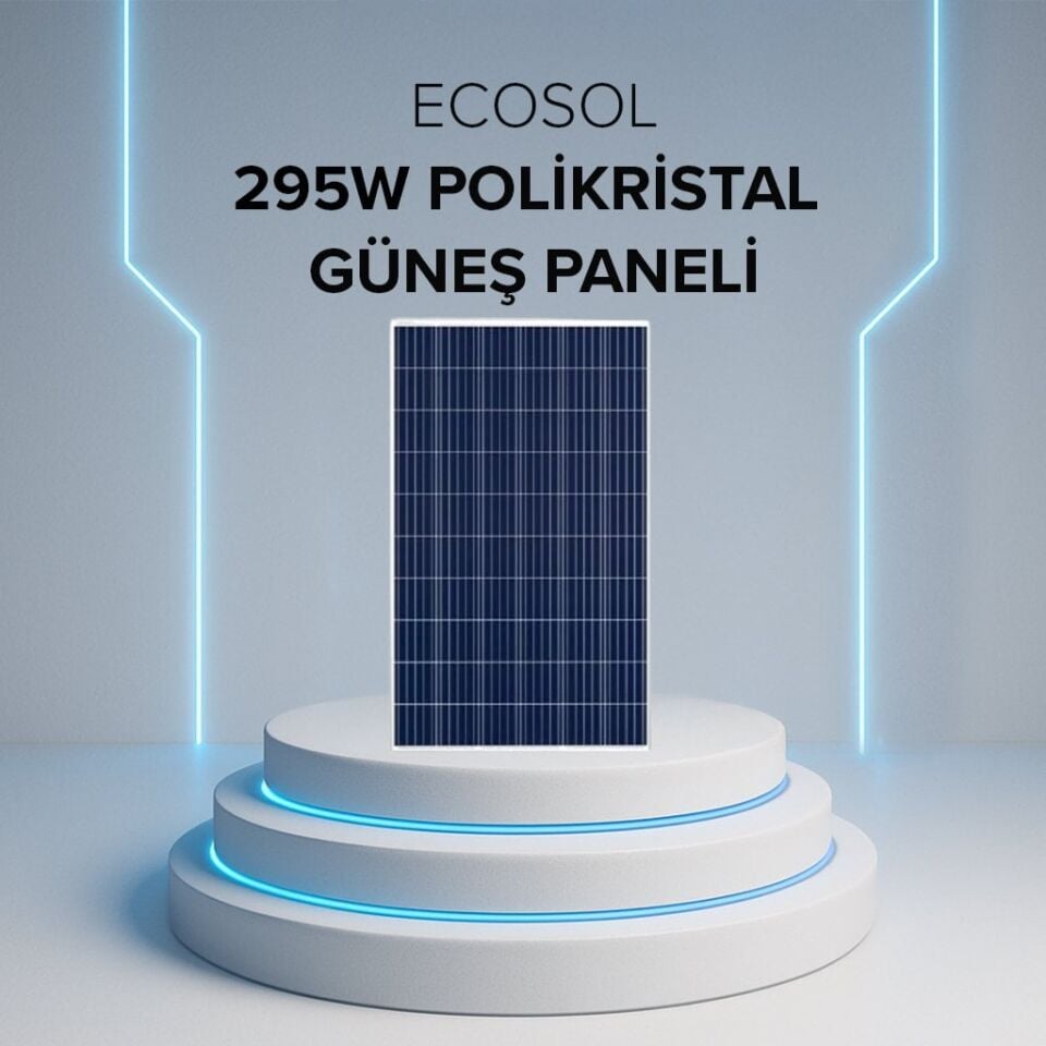 ECOSOL 295W POLİKRİSTAL ECOSOL GÜNEŞ PANELİ