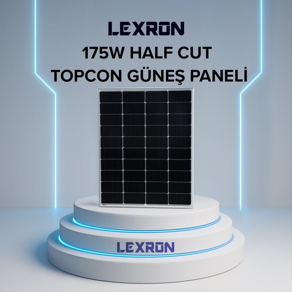 175W HALF-CUT TOPCON MONO GÜNEŞ PANELİ