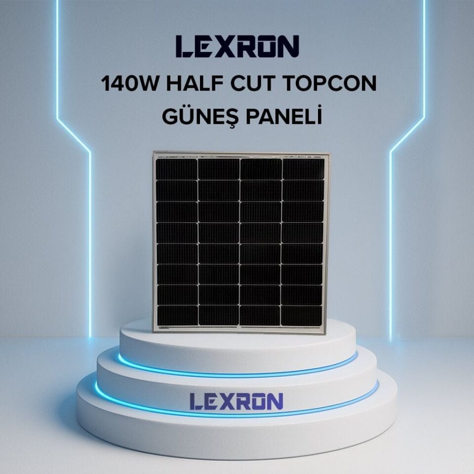 140W HALF-CUT TOPCON MONO GÜNEŞ PANELİ