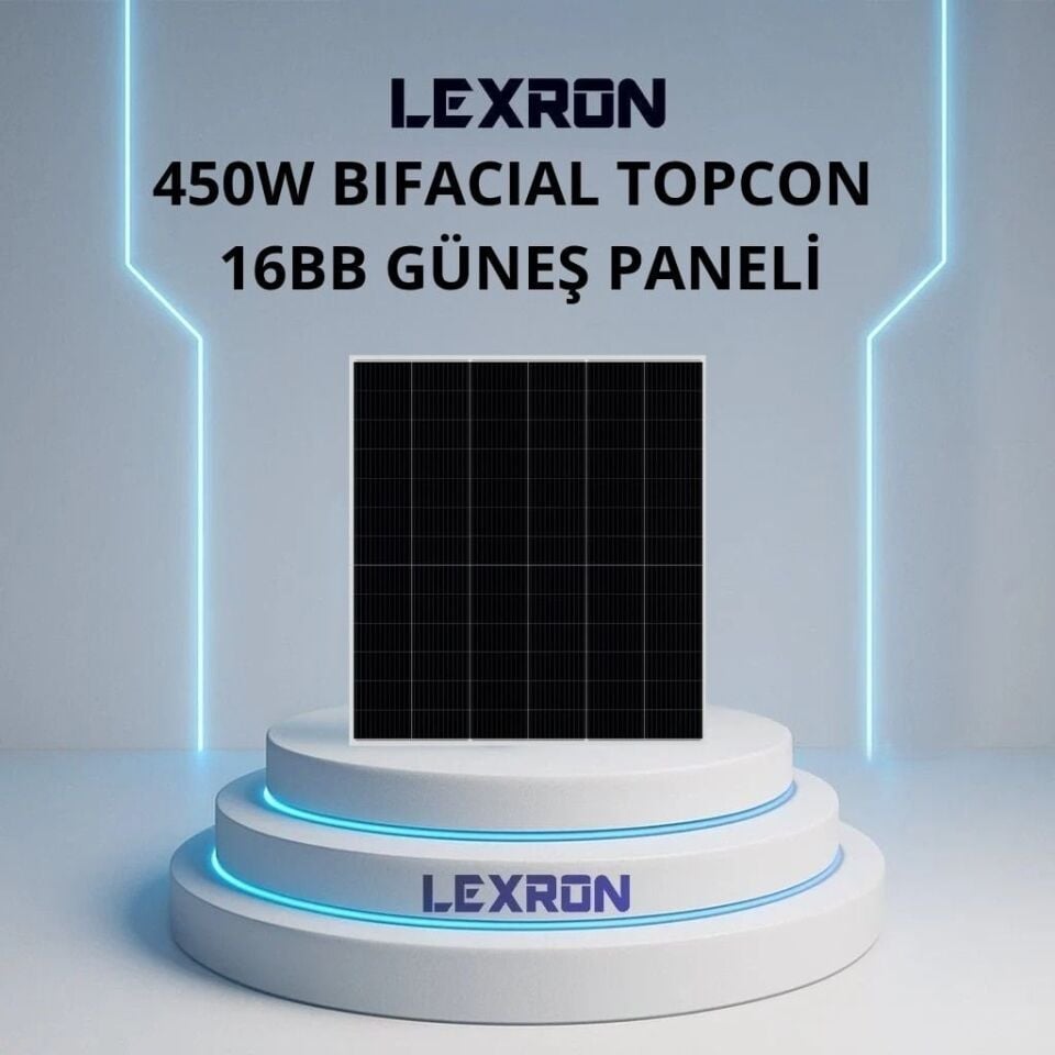 450W BIFACIAL 78 CELL 16BB HALF-CUT TOPCON GÜNEŞ PANELİ