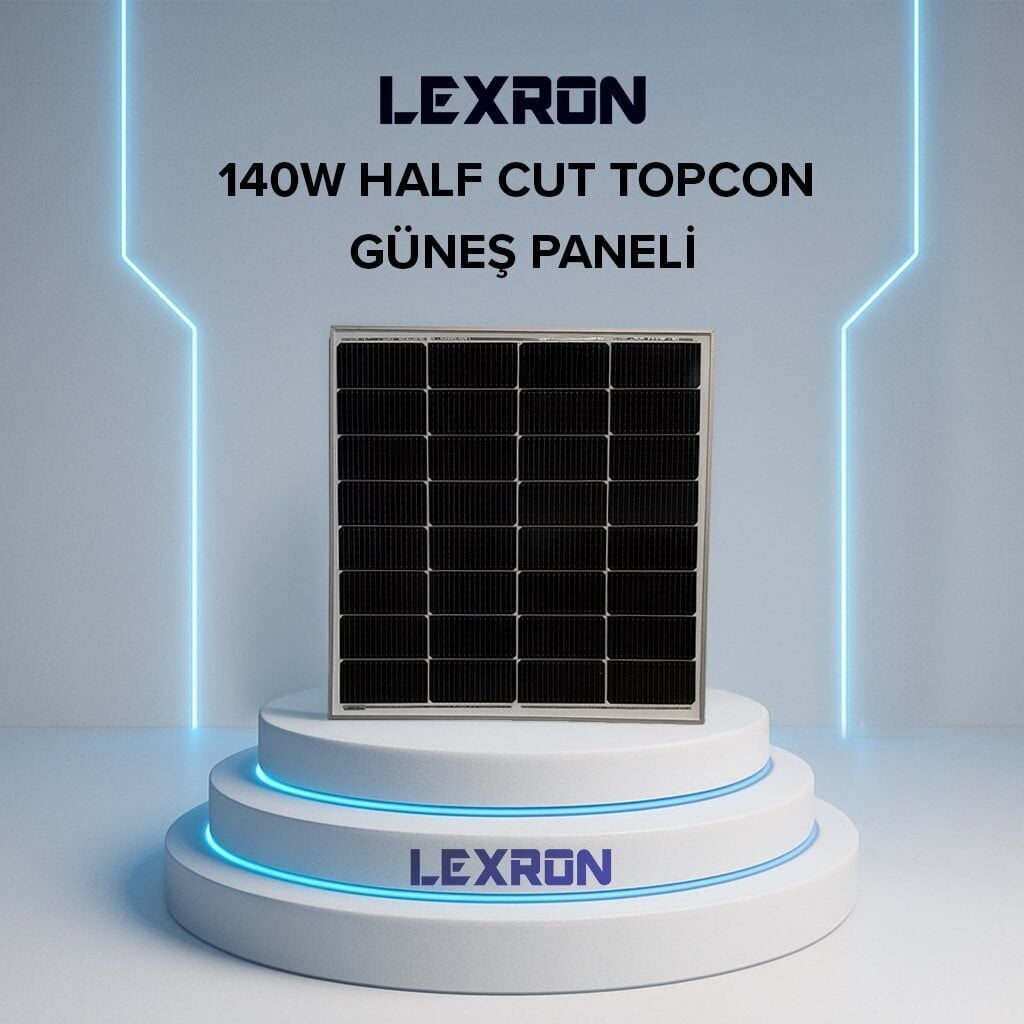 140W HALF-CUT TOPCON MONO GÜNEŞ PANELİ
