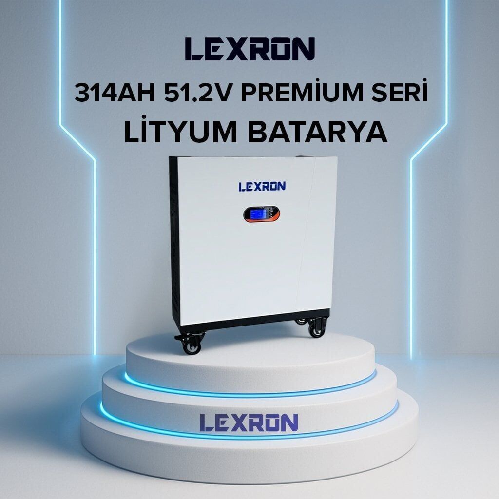 LEXRON 51.2V 314AH PREMİUM SERİSİ LİTYUM BATARYA