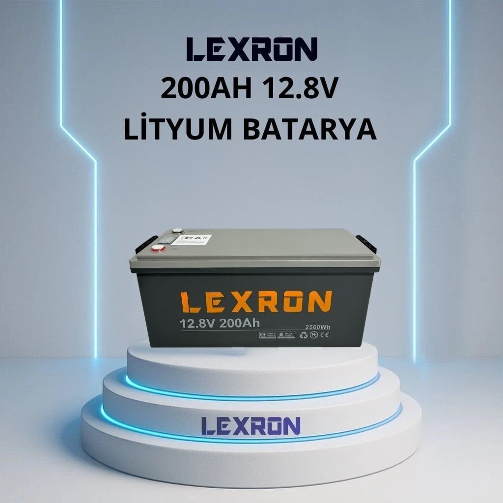 LEXRON 12.8V 200AH LİTYUM BATARYA