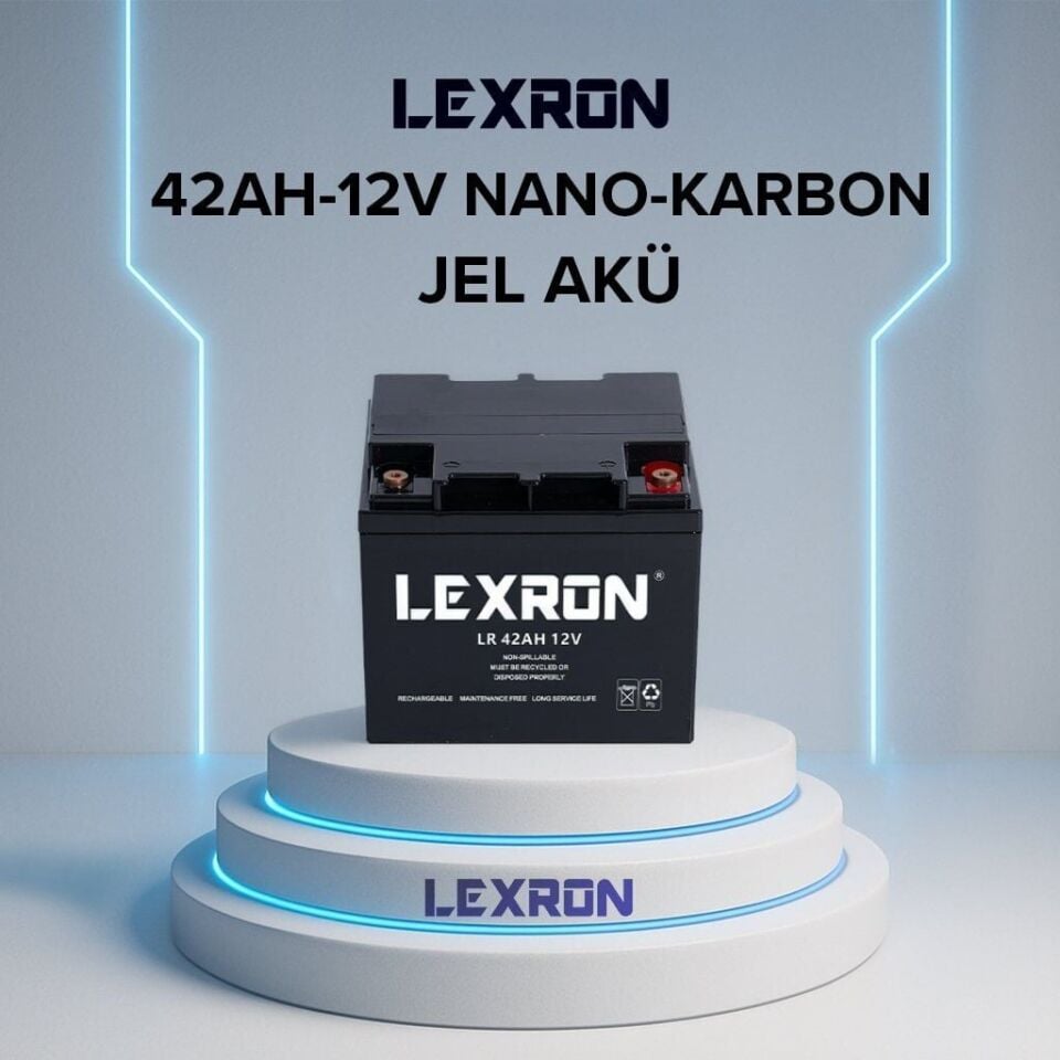 LEXRON 12V 42AH NANO-KARBON JEL AKÜ
