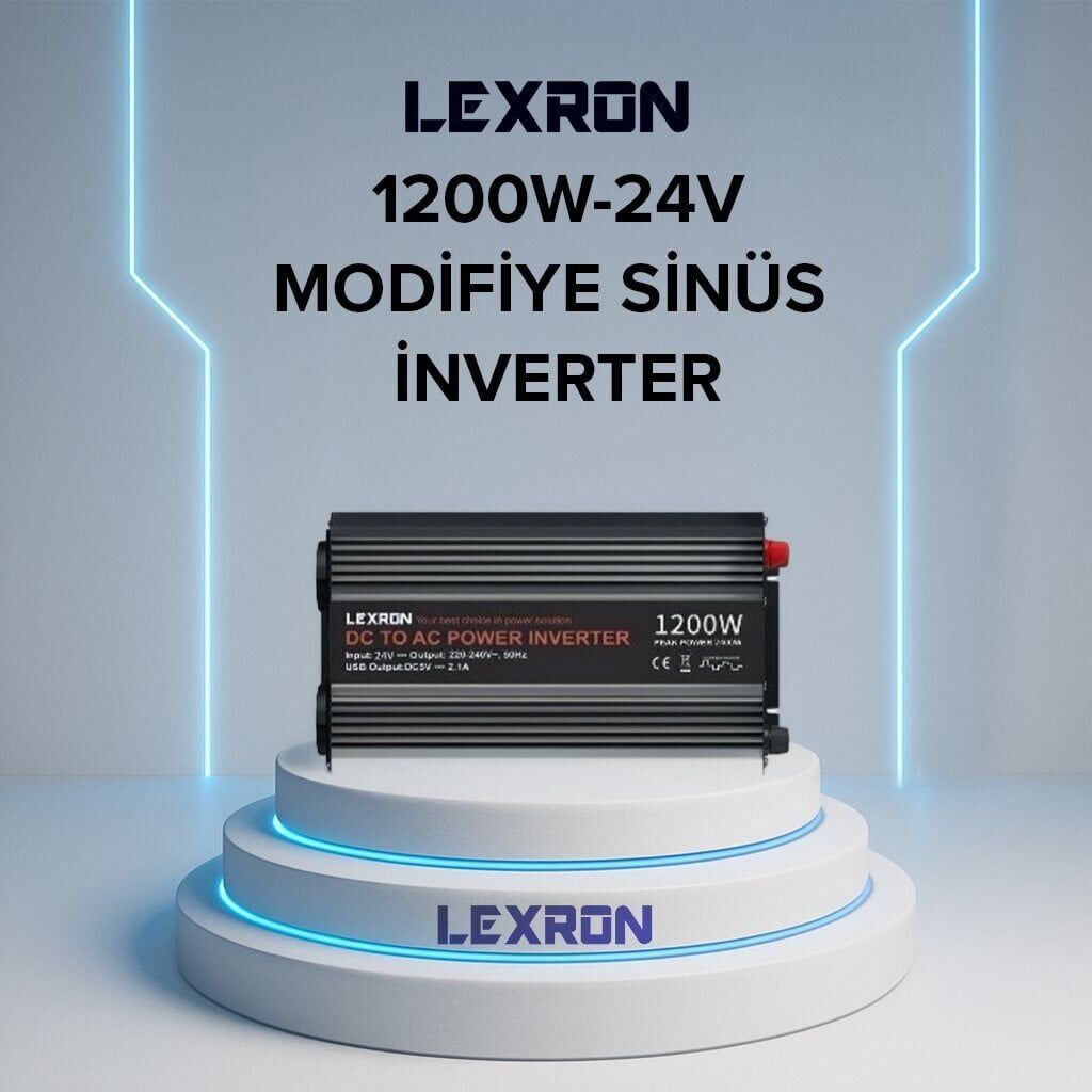 LEXRON 24V 1200W MODİFİYE SİNÜS İNVERTER