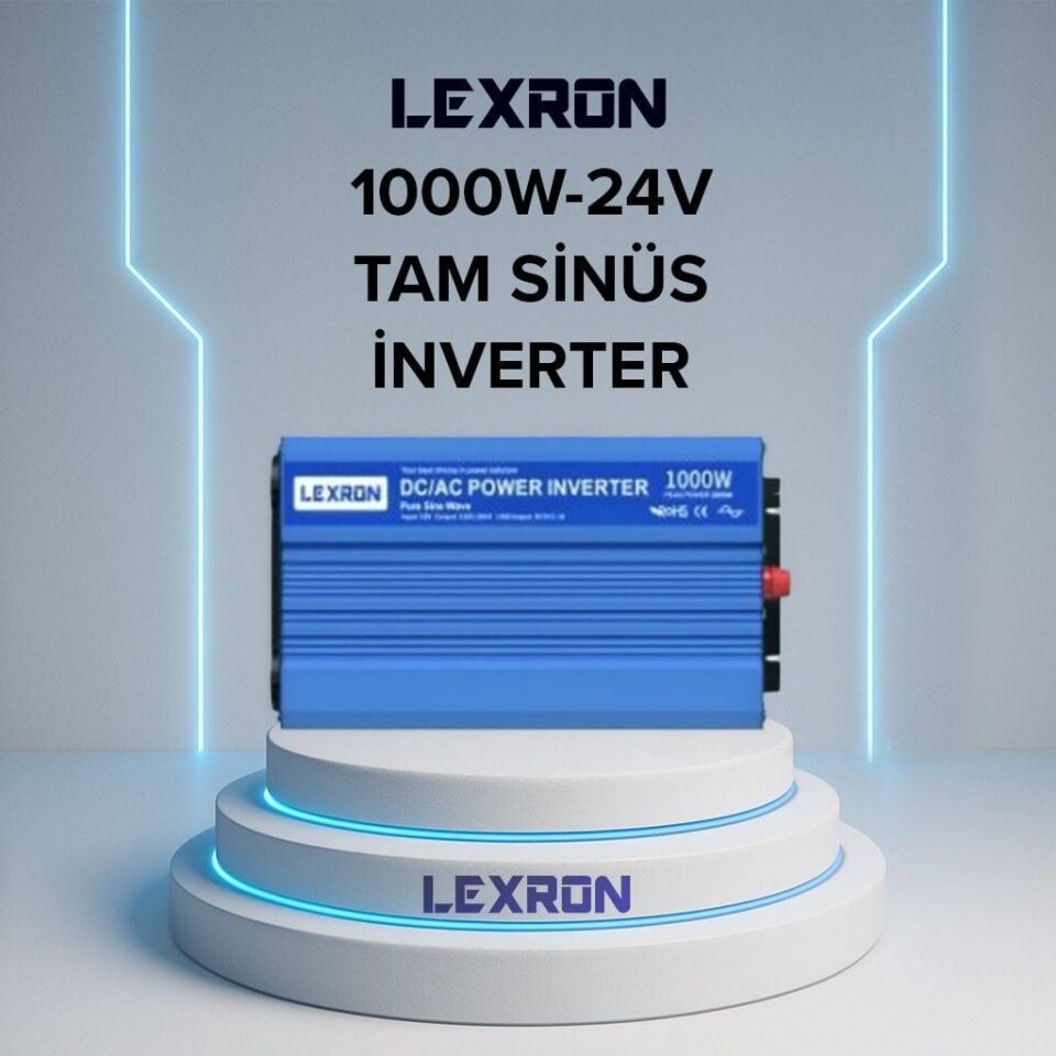 LEXRON 24V 1000W TAM SİNÜS İNVERTER