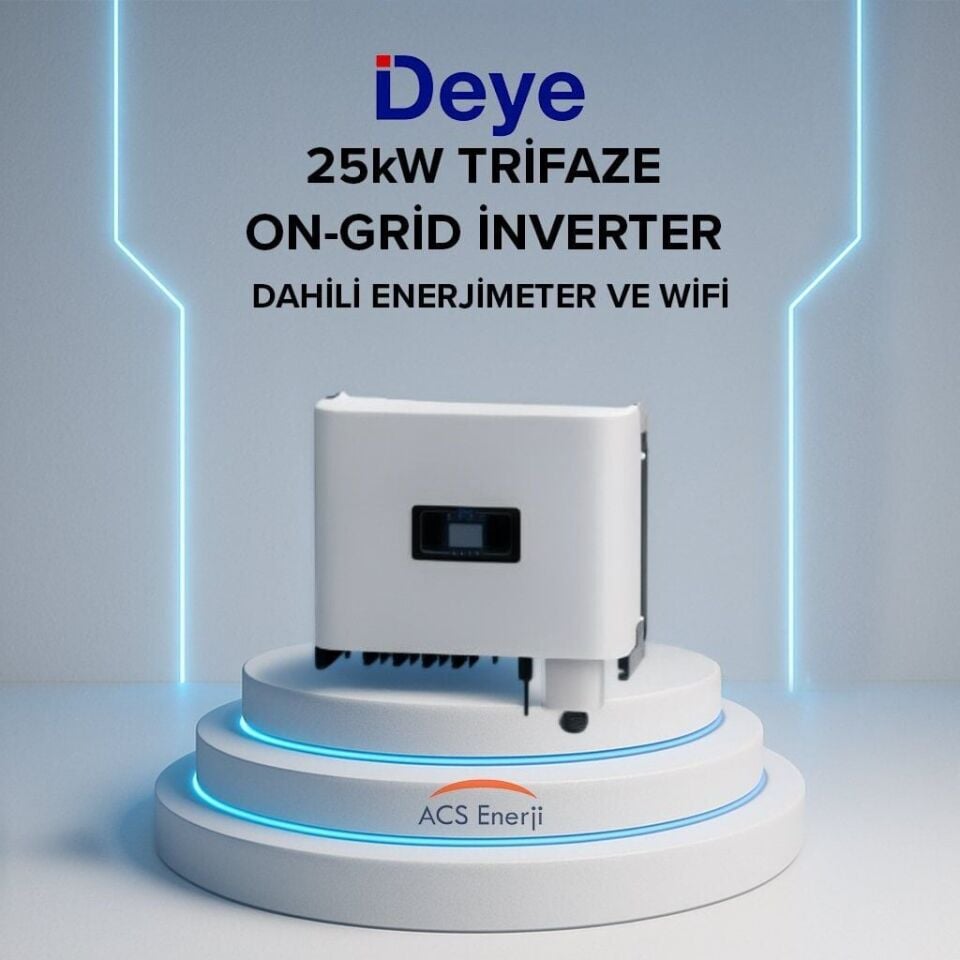 DEYE 25KW ON-GRİD TRİFAZE İNVERTER