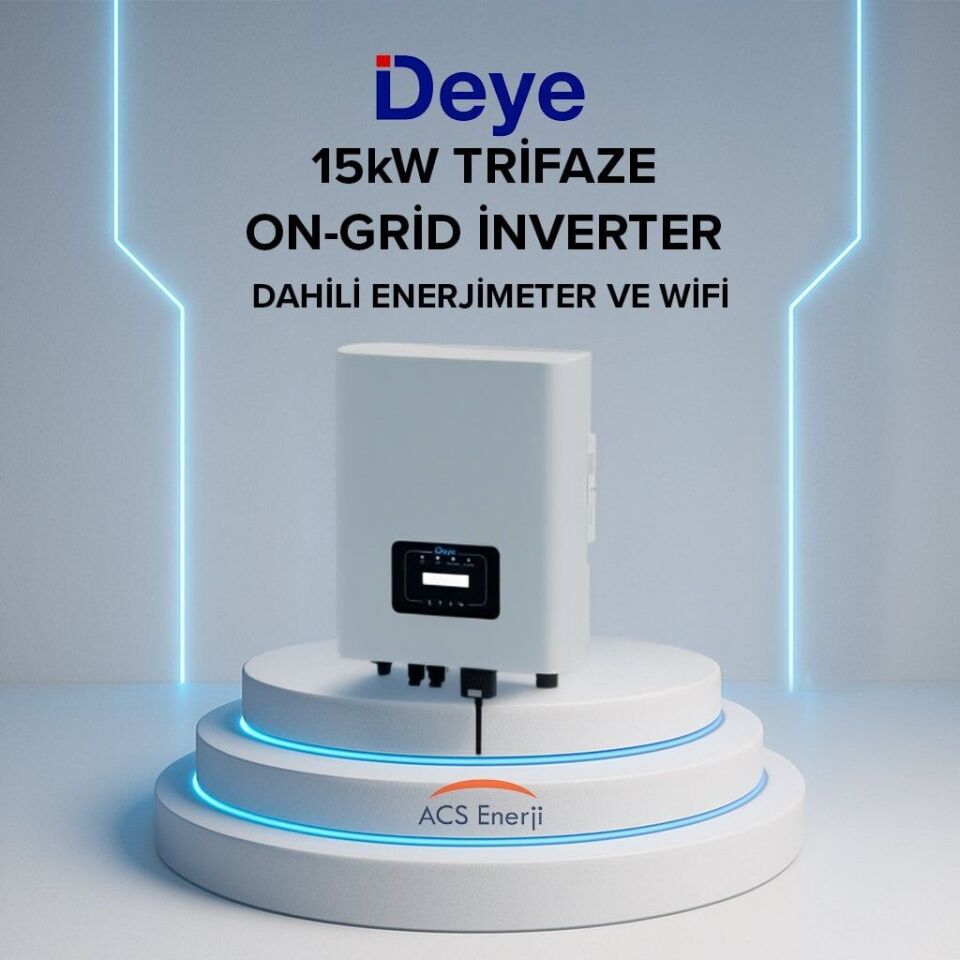 DEYE 15KW ON-GRİD TRİFAZE İNVERTER