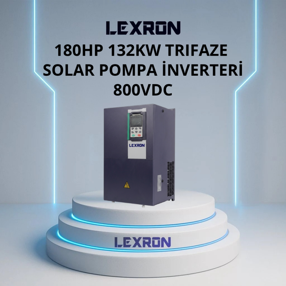 LEXRON 180HP 132KW SOLAR POMPA INVERTERİ (YENİ NESİL)