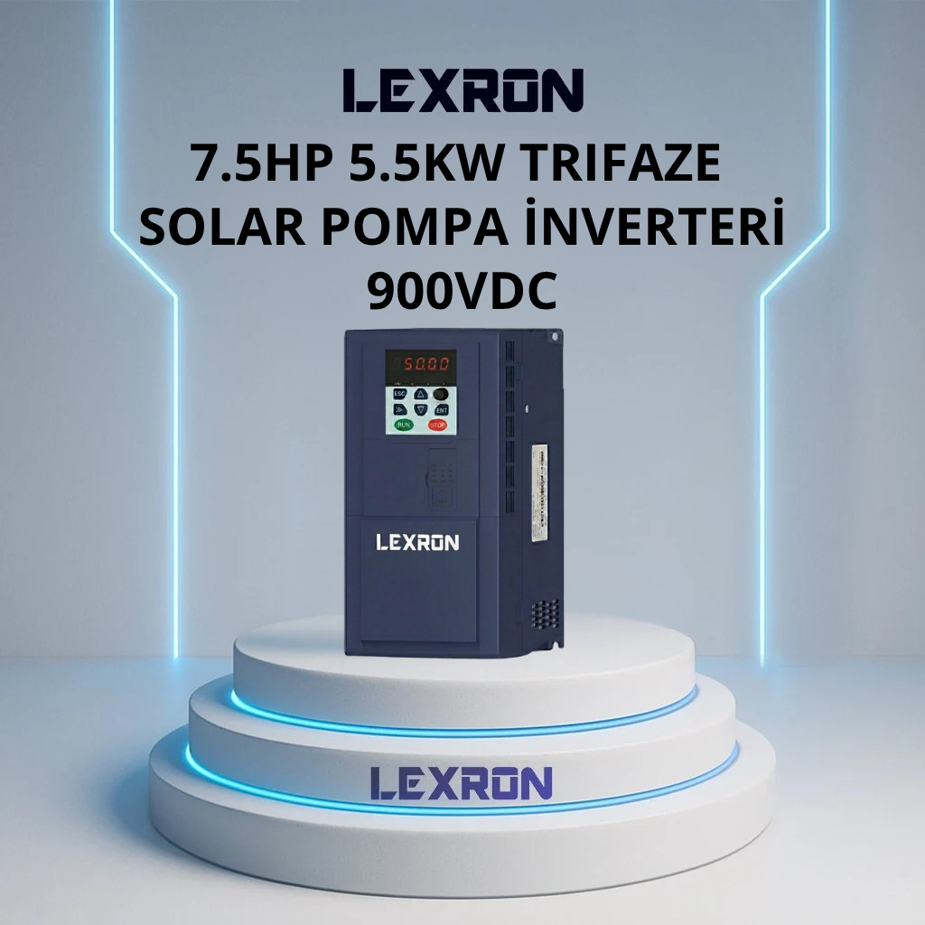 LEXRON 7.5HP 5.5KW SOLAR POMPA INVERTER (YENİ NESİL)