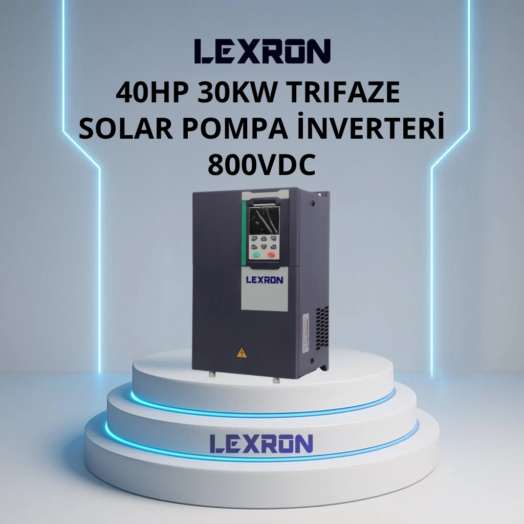 LEXRON 40HP 30KW SOLAR POMPA INVERTER (YENİ NESİL)