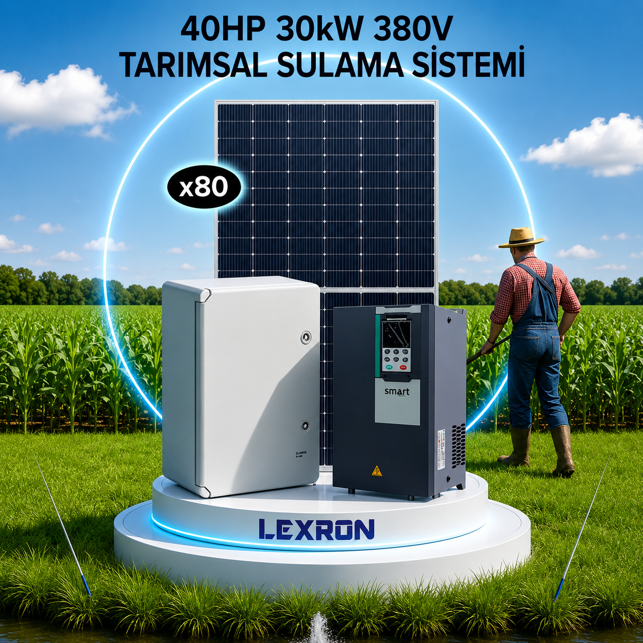 40HP 30kW (380V) TARIMSAL SULAMA SİSTEMİ