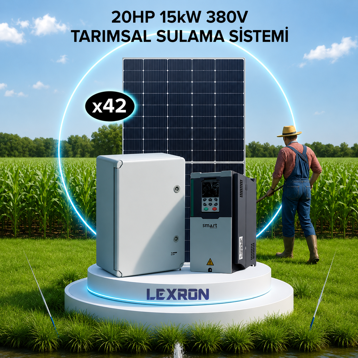 20HP 15kW (380V) TARIMSAL SULAMA SİSTEMİ