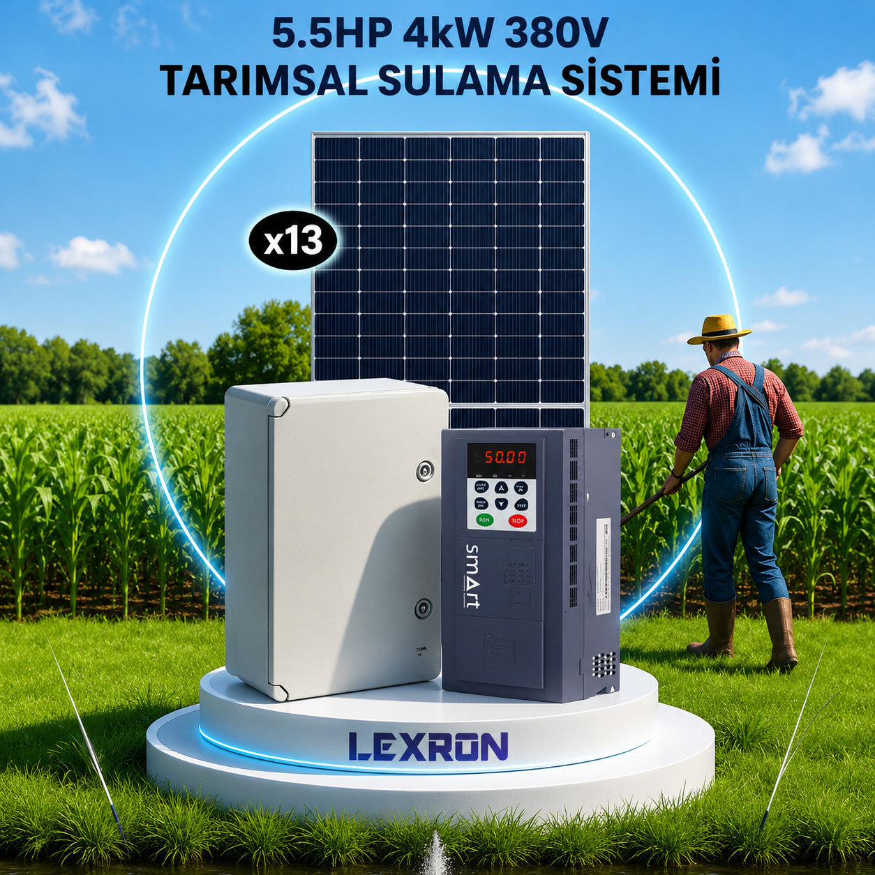 5.5HP 4kW (380V) TARIMSAL SULAMA SİSTEMİ