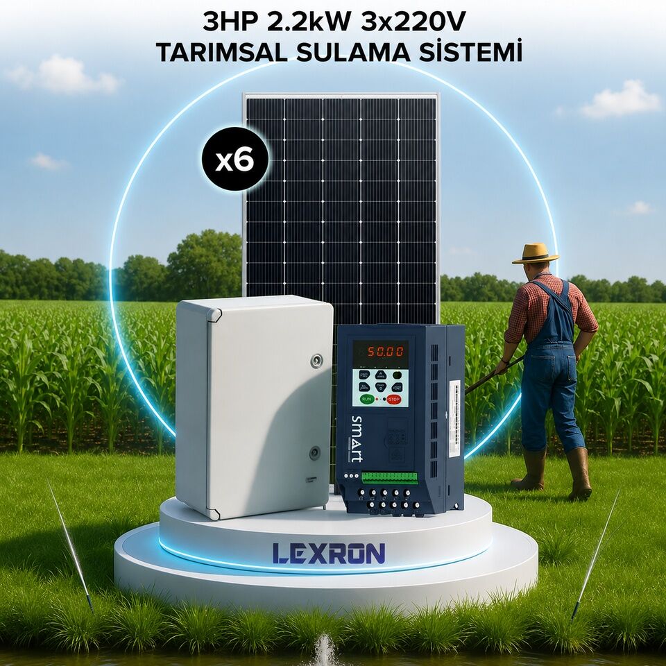 2HP 1.5kW (3X220V) TARIMSAL SULAMA SİSTEMİ
