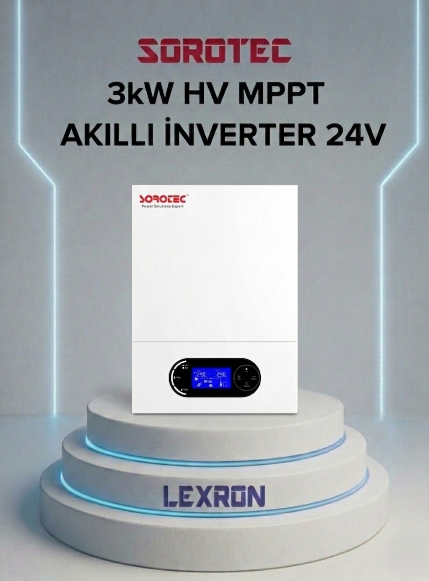 SOROTEC 3KW HV MPPT AKILLI İNVERTER 24V
