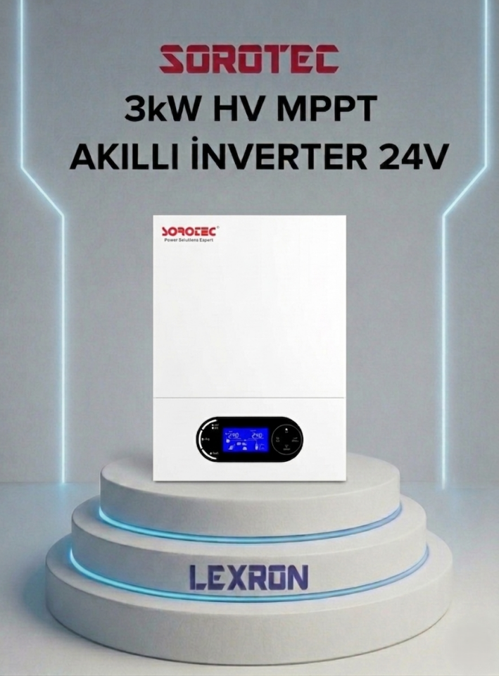 SOROTEC 3KW HV MPPT AKILLI İNVERTER 24V