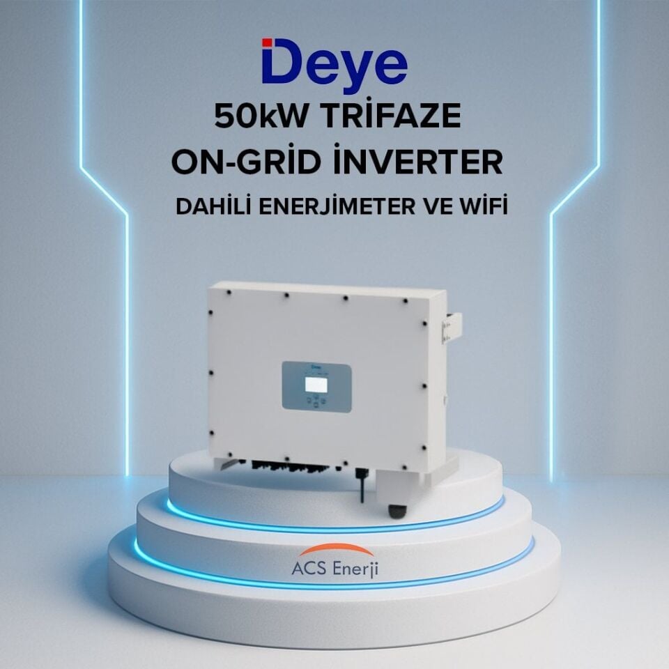 DEYE 50KW ON-GRİD TRİFAZE İNVERTER